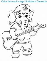 Ganesh Ganesha Drawing Bal Coloring Kids Sketch Pages Easy Simple Chaturthi Lord Color Sketches Kid Drawings Games Getdrawings Colouring Printable sketch template