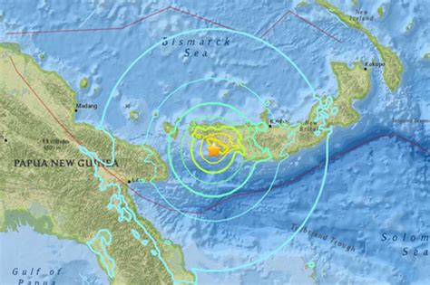 Papua New Guinea Earthquake 6 9 Tremor Sparks Tsunami