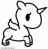 Tokidoki Coloring Unicorno Pages Printable Adults Kids sketch template