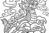 Dragon Boat Festival Coloring Pages Chinese Neon Color Drawing Print Netart Getcolorings Printable Getdrawings sketch template
