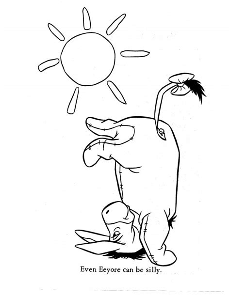 eeyore coloring pages