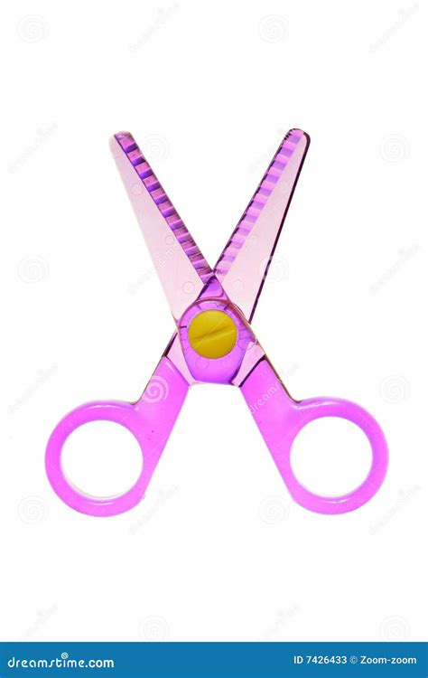 Toy Scissors Stock Image Image Of Equipment Plastic 7426433