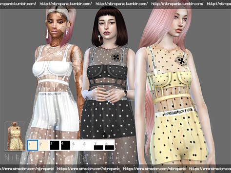Free Download [simsdom]dress 8 Swatchesall Lodsnormalbase