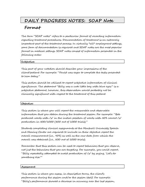 fantastic soap note examples templates template lab