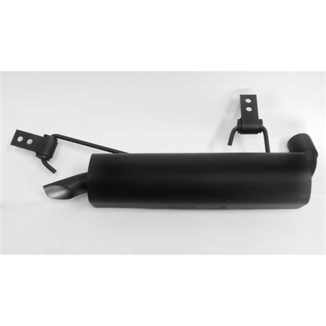 john deere gator     chrome high performance exhaust  silent rider