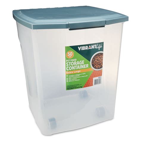 vibrant life pet food storage container extra large  lb walmartcom