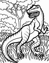 Coloring Trex Pages Dinosaur Kids Cartoon Print Dinosaurs Sheets Bestcoloringpagesforkids Book Cute Toddler Drawing sketch template