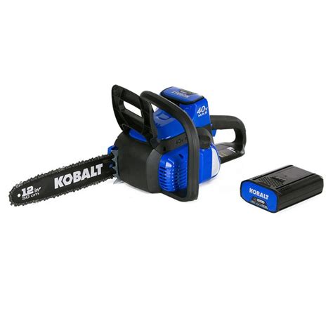 Kobalt 40 Volt Max Lithium Ion 12 In Cordless Electric Chainsaw