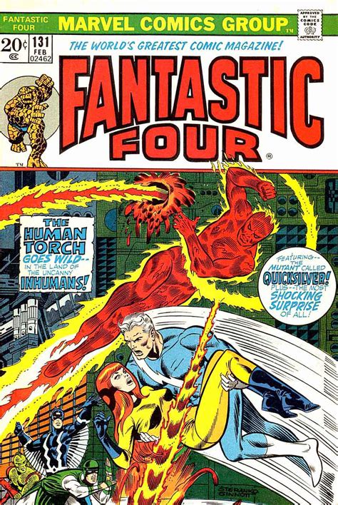 Fantastic Four 131 Jim Steranko Cover Pencil Ink