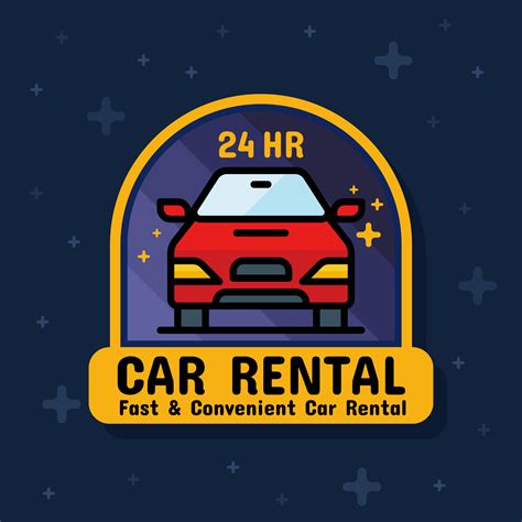 car rental logo  vector art   downloads