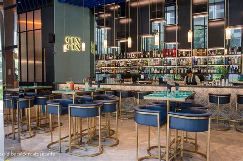 cin cin specialist gin bar newly opened  singapore asia bars restaurants