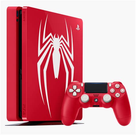 playstation  tb marvels spider man limited edition ps slim spiderman bundle hd png