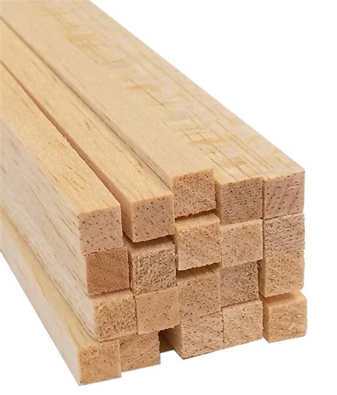 balsa wood strips      pkg