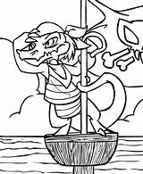 Eiland Krawk Neopets Pirati Insel Disegni Kids Malvorlage Enfants Coloriages Animierte Ausmalbilder Malvorlagen Colorier Piraten Cartoni Animati Colorare Animaatjes sketch template
