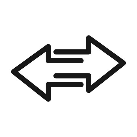 arrows pointing   directions  style icon