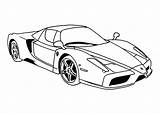 Ferrari Colorear sketch template