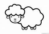 Sheep Coloring4free sketch template