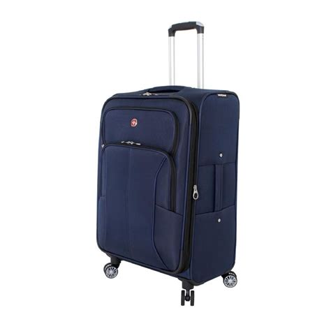 deluxe upright spinner suitcase  blue spinner suitcase spinner luggage columbus blue