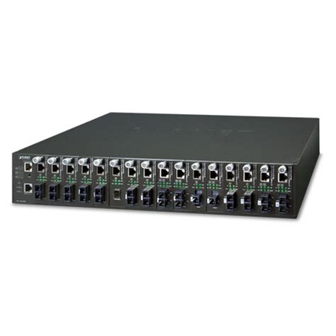 planet mc   slot unmanaged media converter chassis