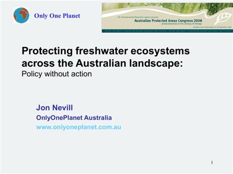 protecting freshwater ecosystems