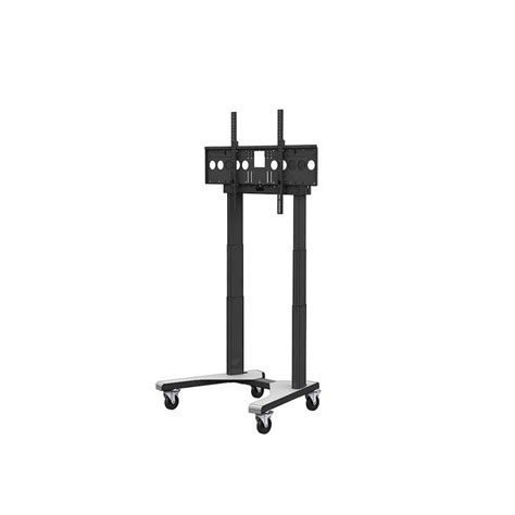 pmv mounts large tv trolley electric height adjustment for 46 86