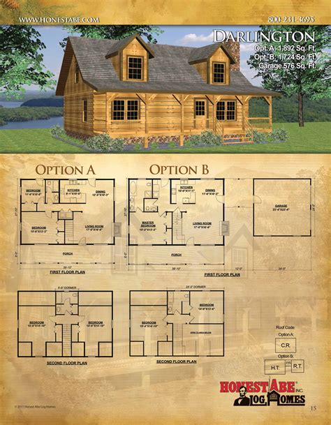log cabin designs  floor plans image