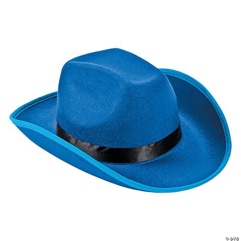 adults blue cowboy hat oriental trading