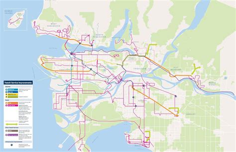 vancouver mass transit map vancouver transit system map british columbia canada