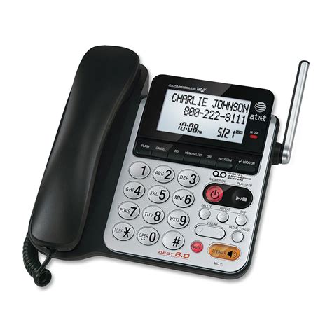 att cl cordedcordless phone  answering system walmartcom walmartcom