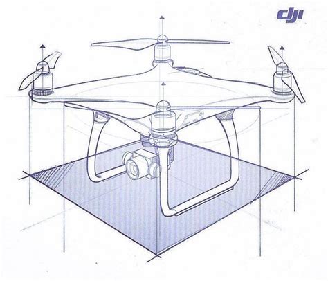 drone technical drawing drone dji phantom dji phantom
