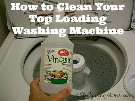 clean  top loading washing machine