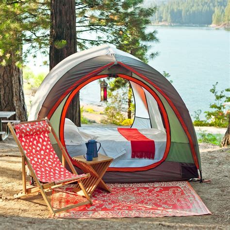 rv camping ideas  cozy  fun camping  tent camping beds backyard camping