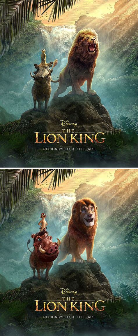 artists give  lion kings characters  alternative