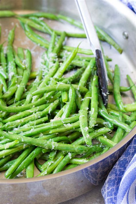 sauteed green beans  parmesan quick healthy recipe