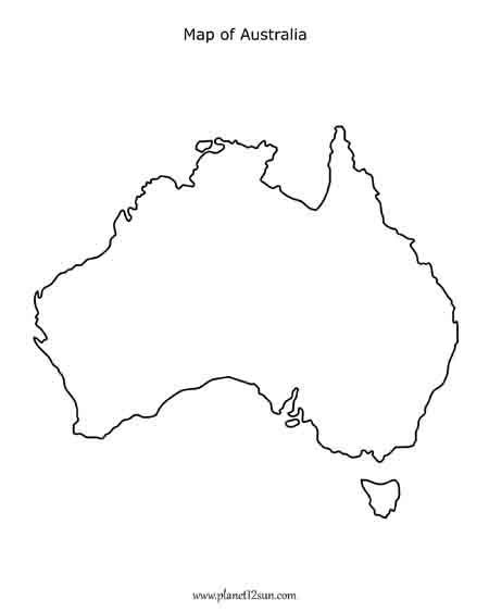 printables  kids australia map maps  kids australia tattoo