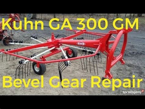 kuhn ga  gm bevel gear replacement youtube