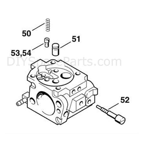 stihl ts  disc cutter ts parts diagram  carburetor hse