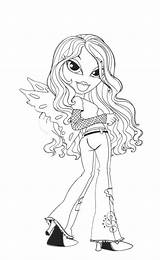 Bratz Coloring Pages Print Colouring Doll Dolls Color Book Girls Sheets Adult Printable Books Colour Kids Stamps Cartoon Result Baby sketch template