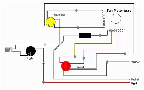 ceiling fan circuit circuit diagrams