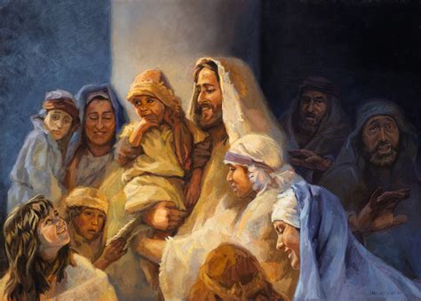 jesus blesses   children gospelimages
