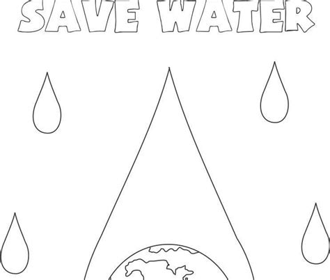 water conservation coloring pages coloring pages