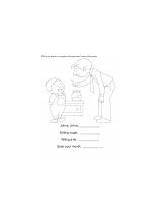 Fill Blanks Poem Complete Color Has sketch template
