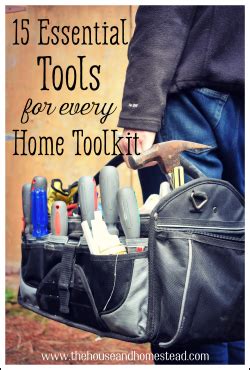 essential tools   home toolkit  house homestead