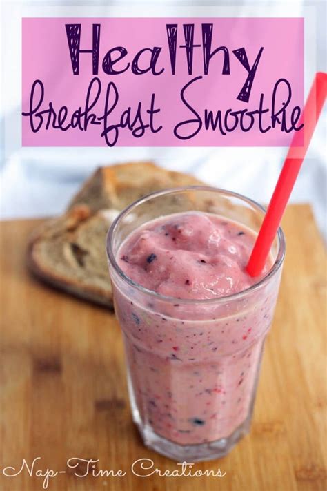 healthy breakfast smoothie recipe life sew savory