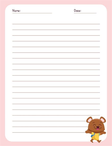 images  st grade writing paper printable printable