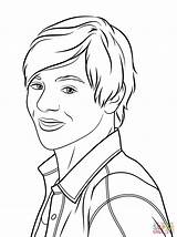 Coloring Austin Moon Pages Lynch Ross Printable Ally Celebrity Zac Efron Color Pop Print Book Template Famous sketch template