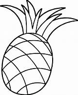 Pineapple Colouring Clipart Coloring Pages Pinapple Pineapples Drawing Fruit Printable Fruits Fun Sheets Cute Cartoon Awesome Pumpkin Getdrawings Cliparts Visit sketch template