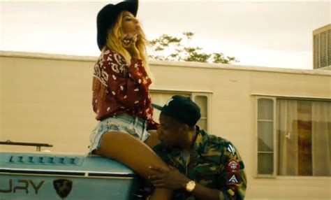 behind the scenes of beyonce and jay z s action film trailer