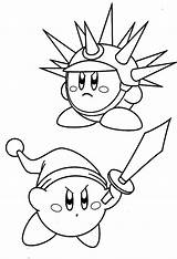 Coloring Kirby Pages Smash Colorear Para Color Super Sheets Bros Printable Colouring Dibujos Kids Sword Brothers Play Books Characters Kidsplaycolor sketch template