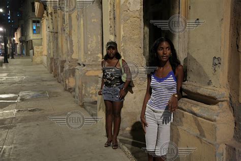 Cuba Havana Malecon Prostitutes Editorial Picture Agency Felix Features